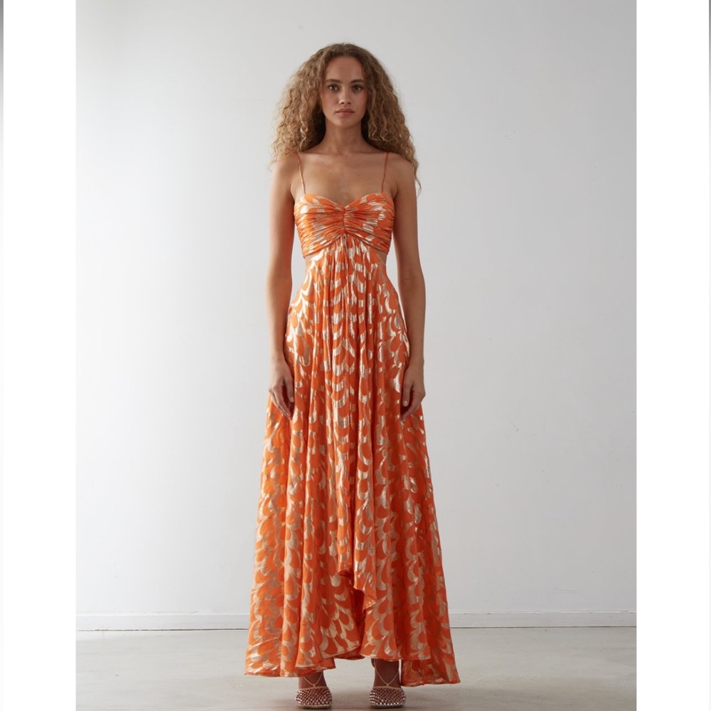 Adele metallic cutout dress from DELFI
